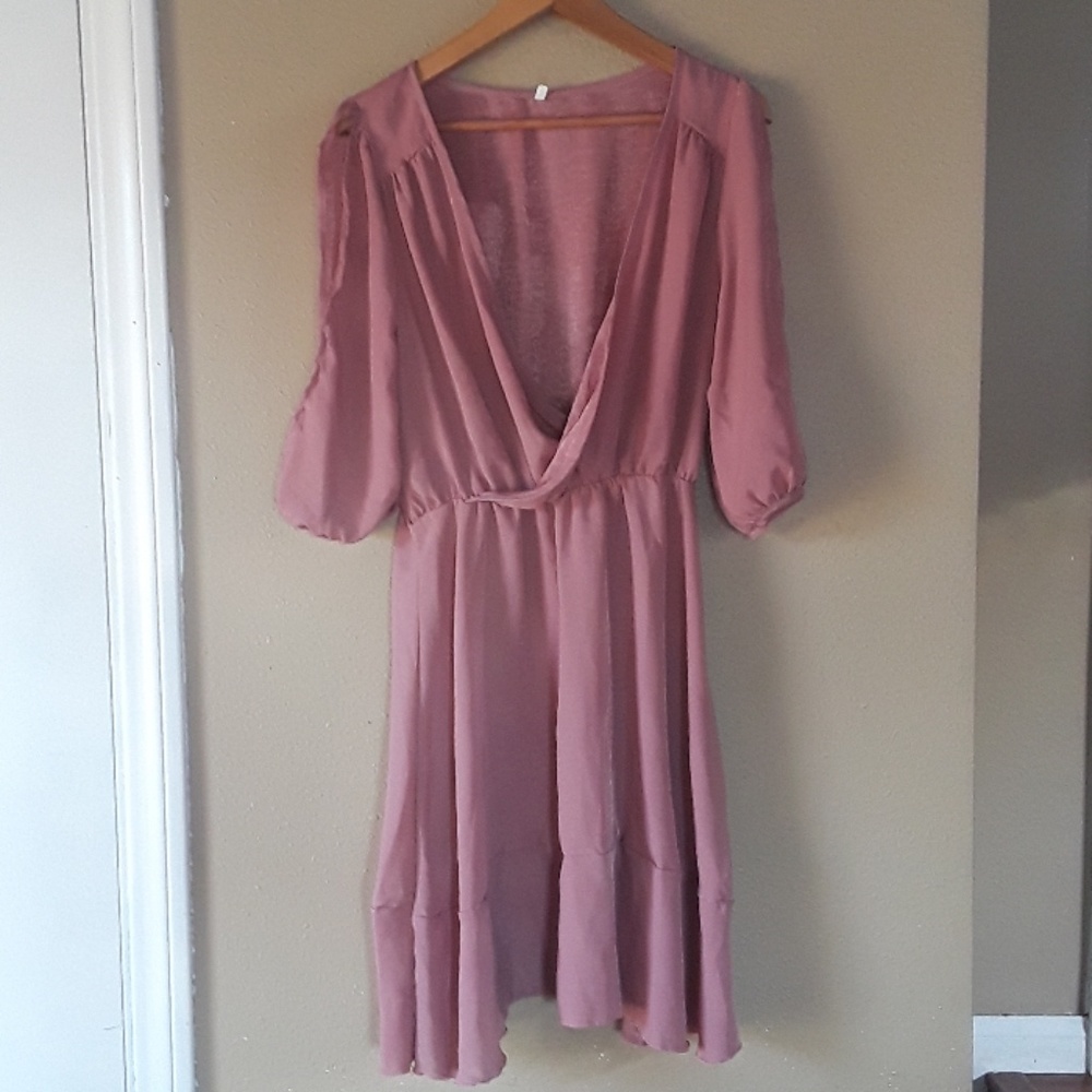 Purple dress